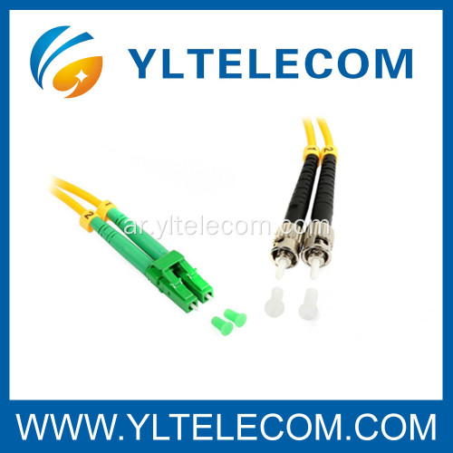 LC/ST الألياف الضوئية التصحيح الحبل 9/125um سينجليمودي للكيبل التلفزيوني/FTTH/LAN